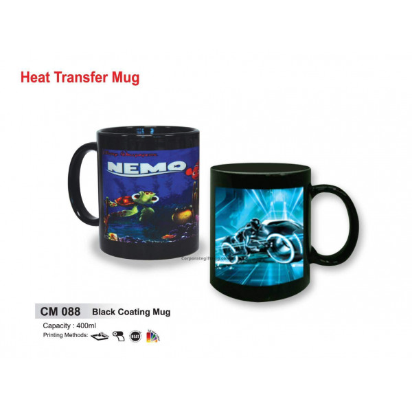 CM 088 Black Coating Mug (Heat Transfer Products)